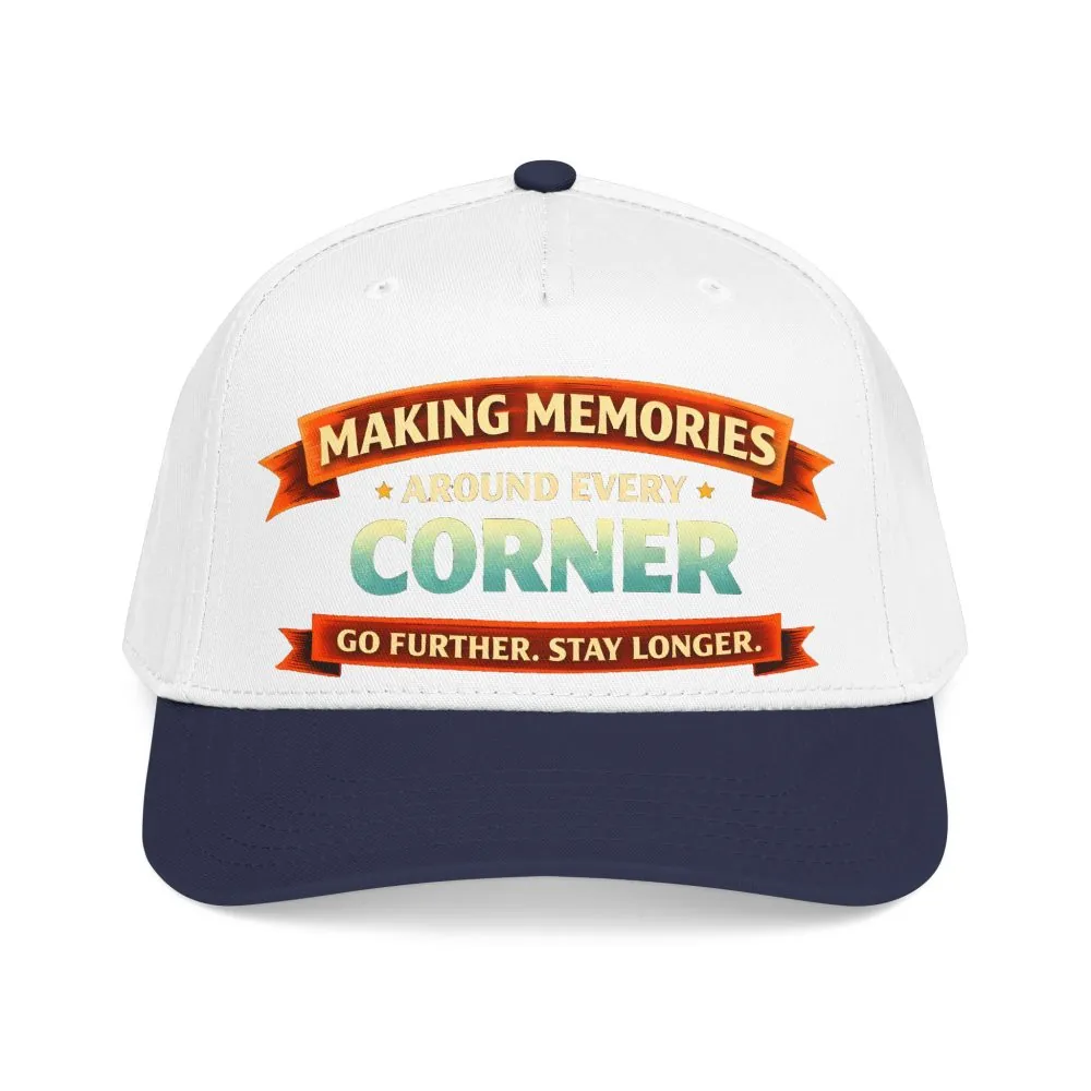 Baseball Cap - "Making Memories Around Every Corner" Design Scenic-Line