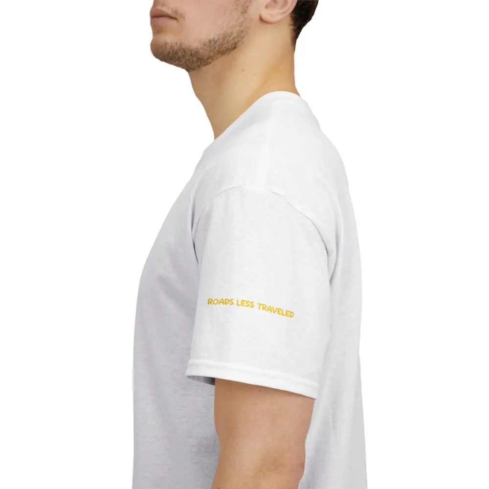Unisex Heavy Cotton Tee — "Roads Less Traveled" Design Sitcom-Line