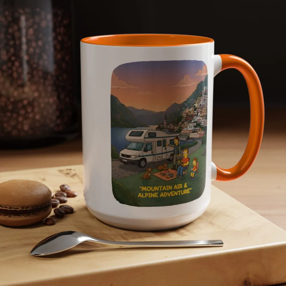 4025738087111935424_2048.jpeg Accent Coffee Mug (11, 15oz) — "Mountain Air-Alpine Adventure" Design Sitcom-Line