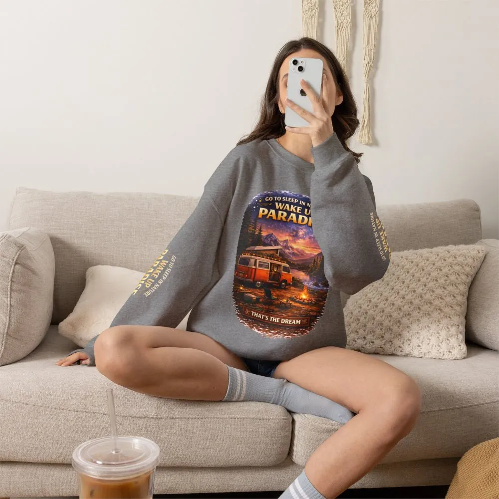 4028765776956485606_2048.jpeg Unisex Heavy Blend™ Crewneck Sweatshirt — "Go To Sleep Nature " Design Scenic-Line