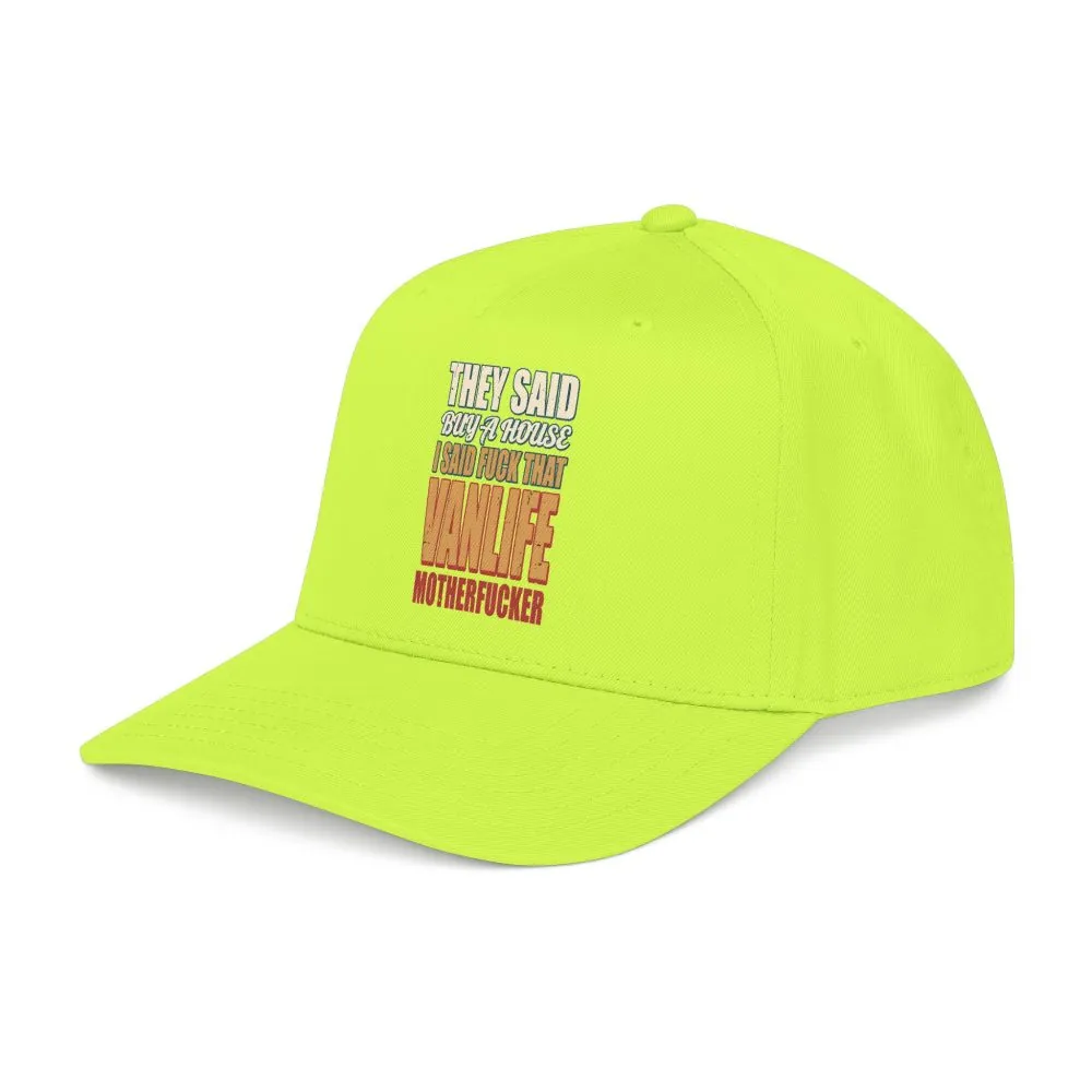 4032408144159243039_2048.jpeg Baseball Cap - "They Said Buy A House" Design F**K-Line