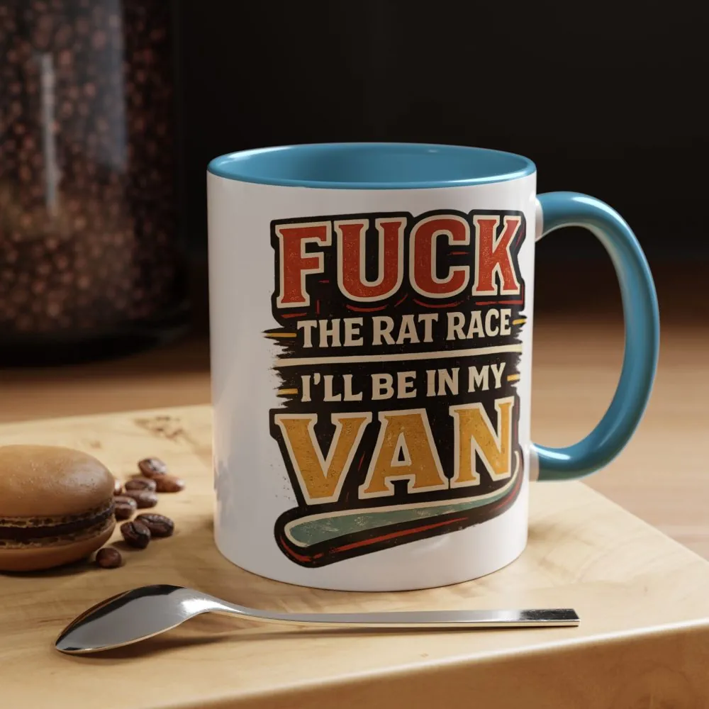4042525838268941174_2048.jpeg Accent Coffee Mug (11, 15oz) — "Fuck The Rat Race" Design F**K-Line