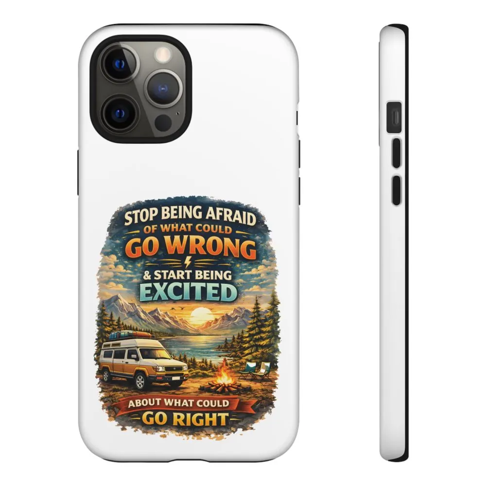 4073068273964339594_2048.jpeg Phone Case — "Stop Being Afraid" (Design Scenic-Line)