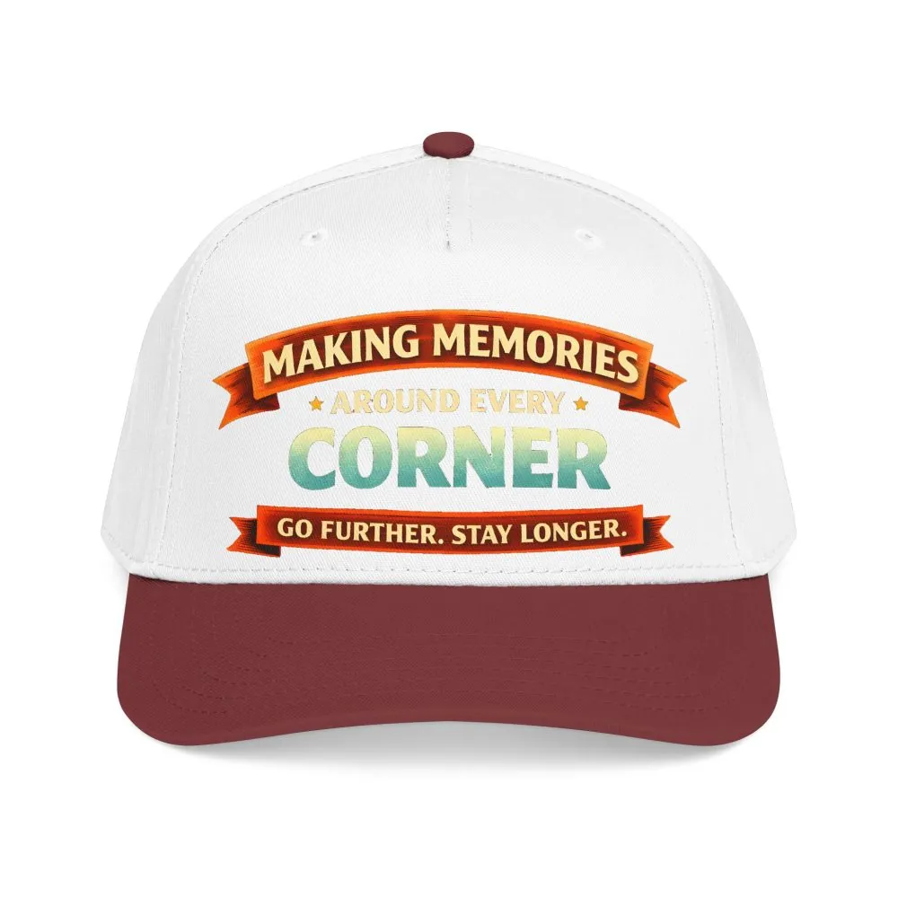 Baseball Cap - "Making Memories Around Every Corner" Design Scenic-Line