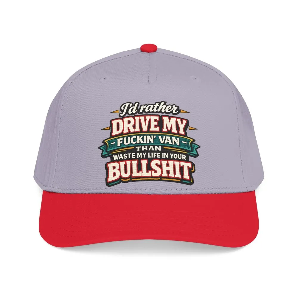Baseball Cap - "I´d Rather Drive My Fucking Van" Design F**K-Line