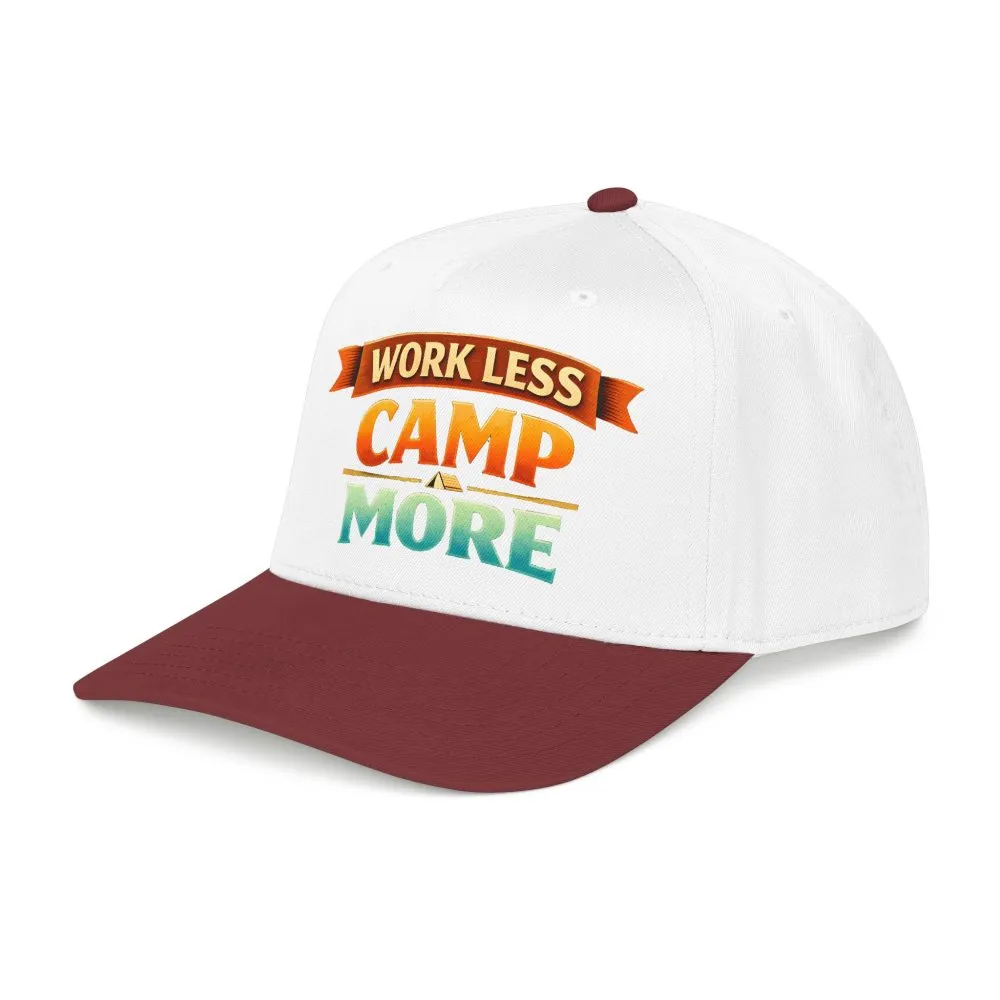 4101380263833898768_2048.jpeg Baseball Cap - "Work Less-Camp More" Design Scenic-Line