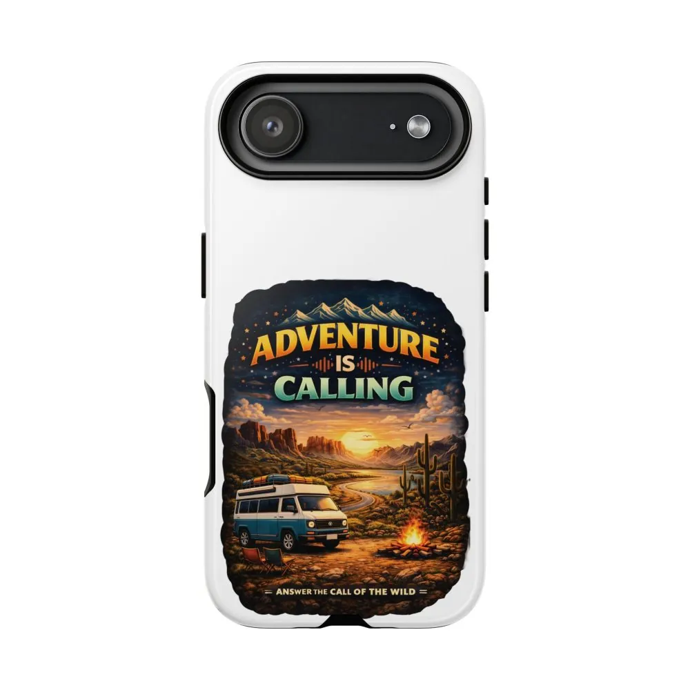Phone Case — "Adventure Is Calling" (Design Scenic-Line)
