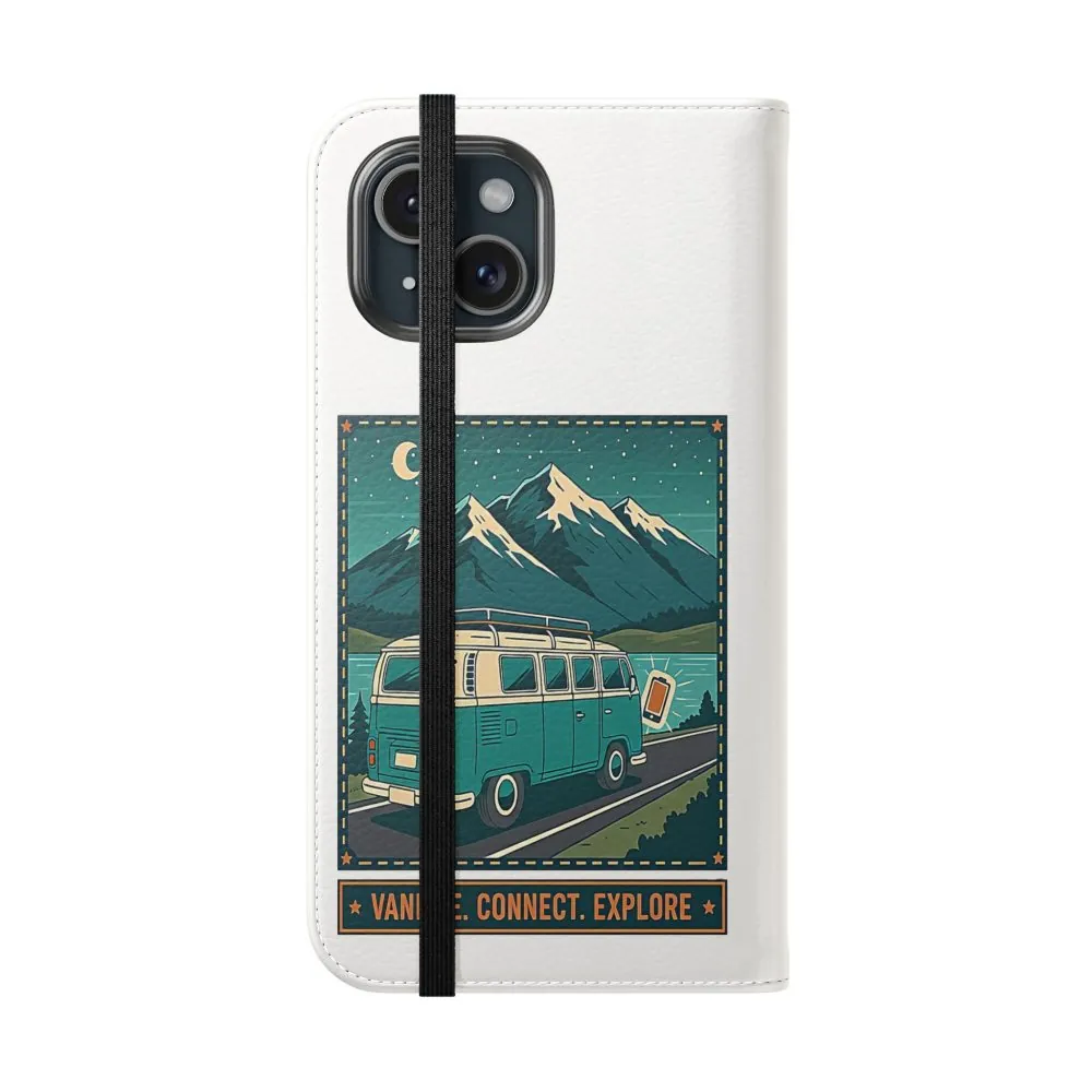 4155583689320373689_2048.jpeg Flip Phone Case — “WiFi Where the Roam Is” Vanlife Wallet Case
