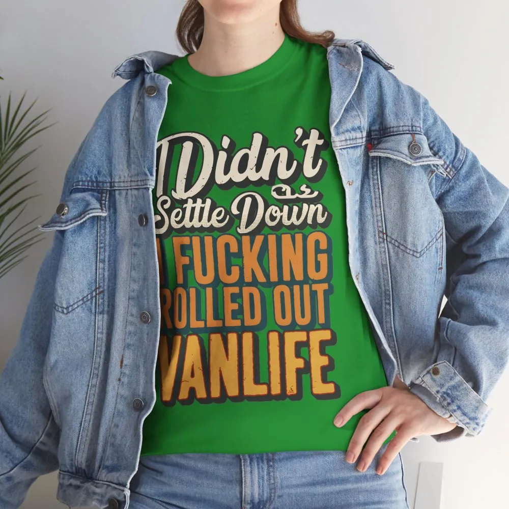 4157213917649884769_2048.jpeg Unisex Heavy Cotton Tee — "Dind´t Settle Down" Design F**K-Line