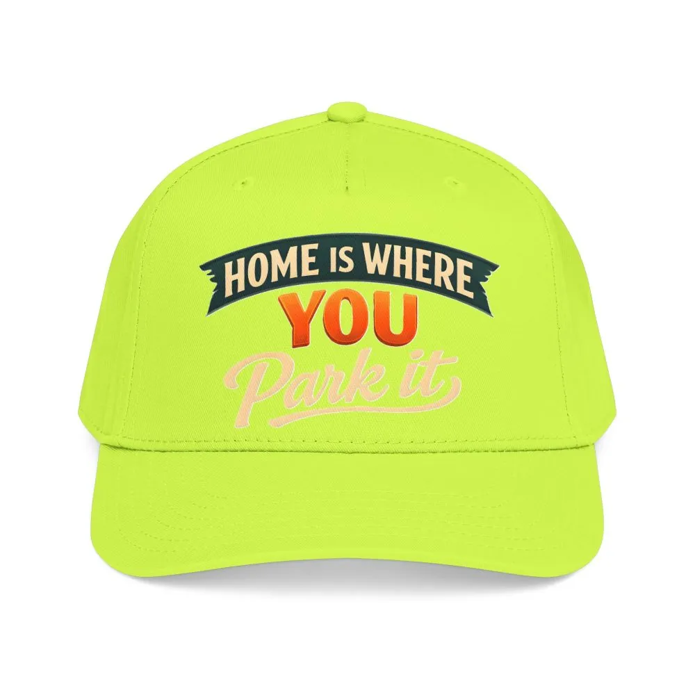 Baseball Cap - "Home Is where You Park It" Design Scenic-Line