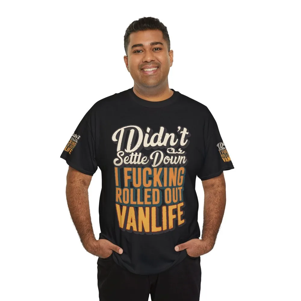 4198436473878959087_2048.jpeg Unisex Heavy Cotton Tee — "Dind´t Settle Down" Design F**K-Line