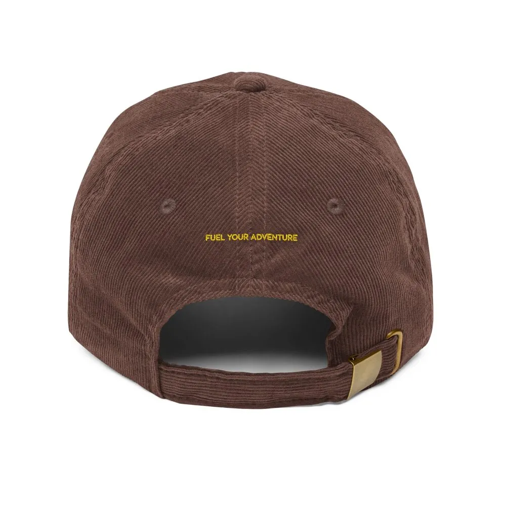 4218610054088513154_2048.jpeg Vintage Corduroy Cap (Embroidery) — "Fuel Your Adventure" Embroidered Hat