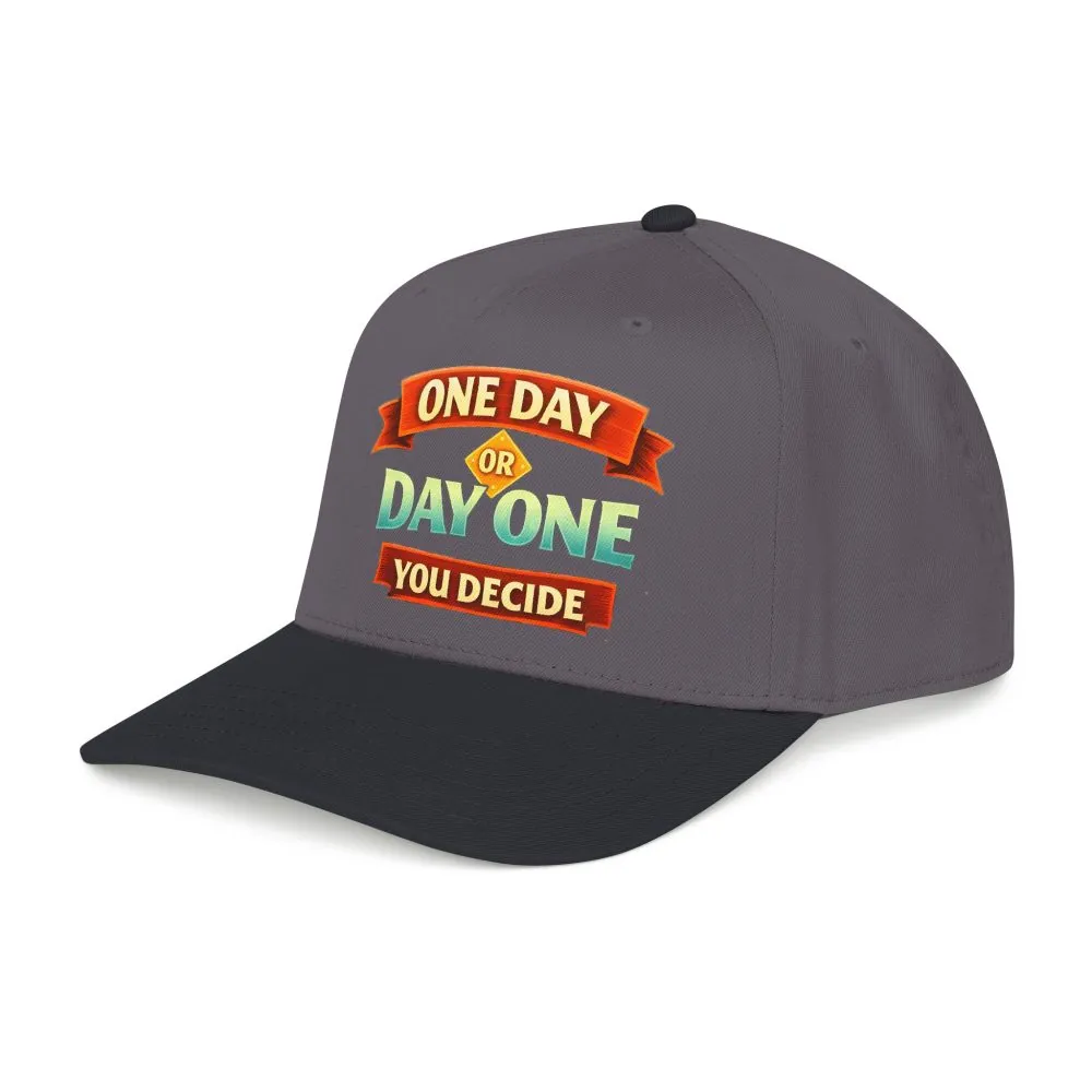 Baseball Cap - "One Day Or Day One" Design Scenic-Line