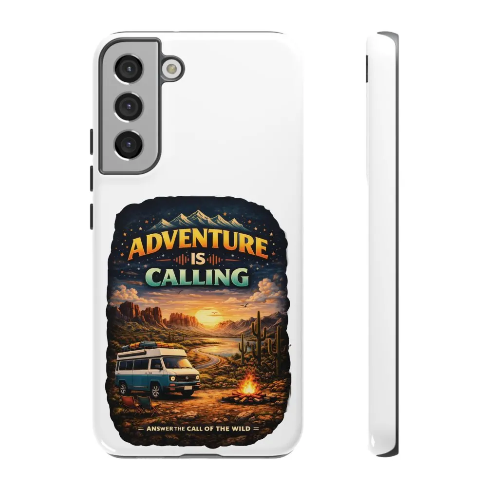 Phone Case — "Adventure Is Calling" (Design Scenic-Line)
