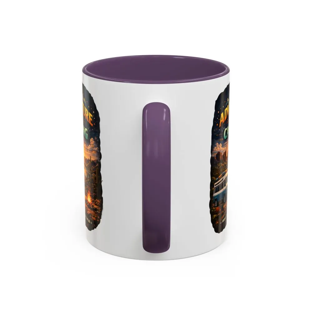 4298382059238639397_2048.jpeg Accent Coffee Mug (11, 15oz) — "Adventure Is Calling" Design Scenic-Line