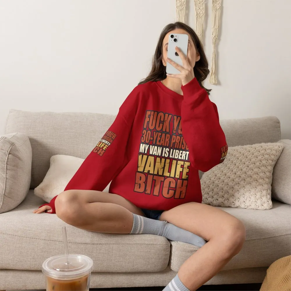 Unisex Heavy Blend™ Crewneck Sweatshirt — "Fuck Your 30 Year" Design F**K-Line