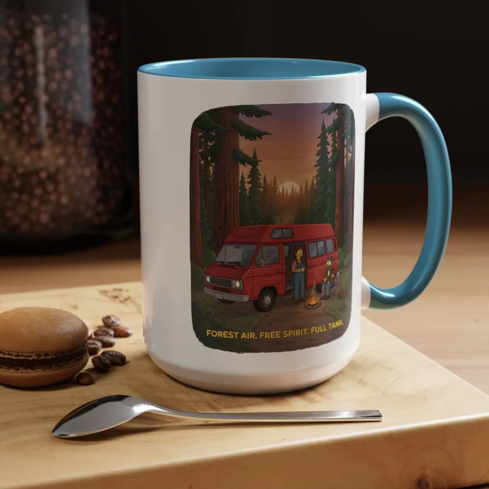 4320599927685205383_2048.jpeg Accent Coffee Mug (11, 15oz) — "Forest Air Free Spirit Full Tank" Design Sitcom-Line