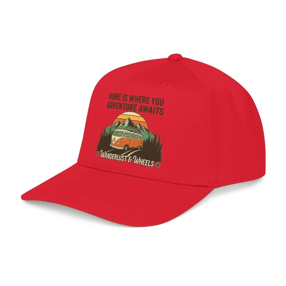 4322107274599576056_2048.jpeg Baseball Cap - "Home Is Where You Adventure Awaits" Mid Profile Baseball Cap