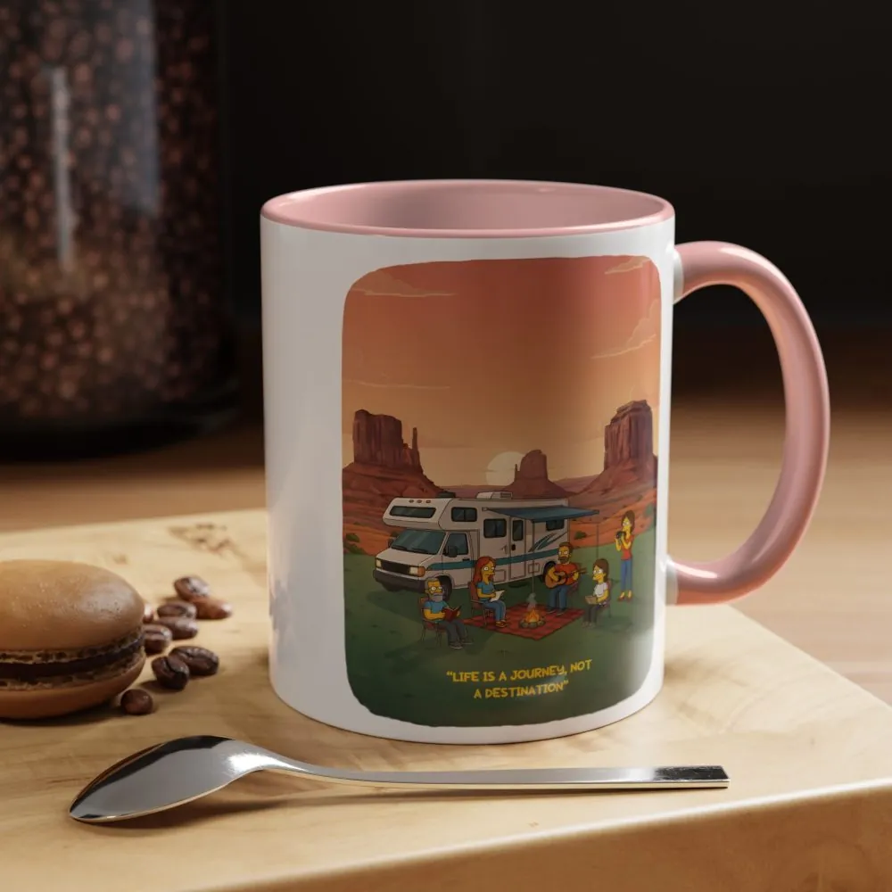 4339650635532701707_2048.jpeg Accent Coffee Mug (11, 15oz) — "Life Is A Journey-Not A Destination" Design Sitcom-Line