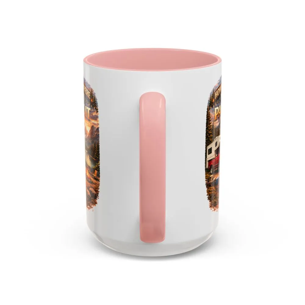 4347080680981293301_2048.jpeg Accent Coffee Mug (11, 15oz) — "Home Is Where You Park It" Design Scenic-Line