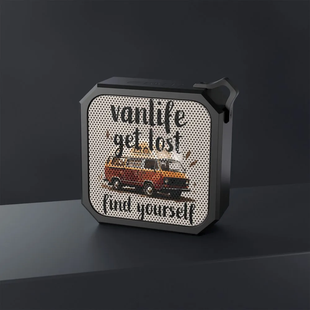 Bluetooth Speaker — “Vanlife Get Lost-Find YOurself” Outdoor Portable Speaker