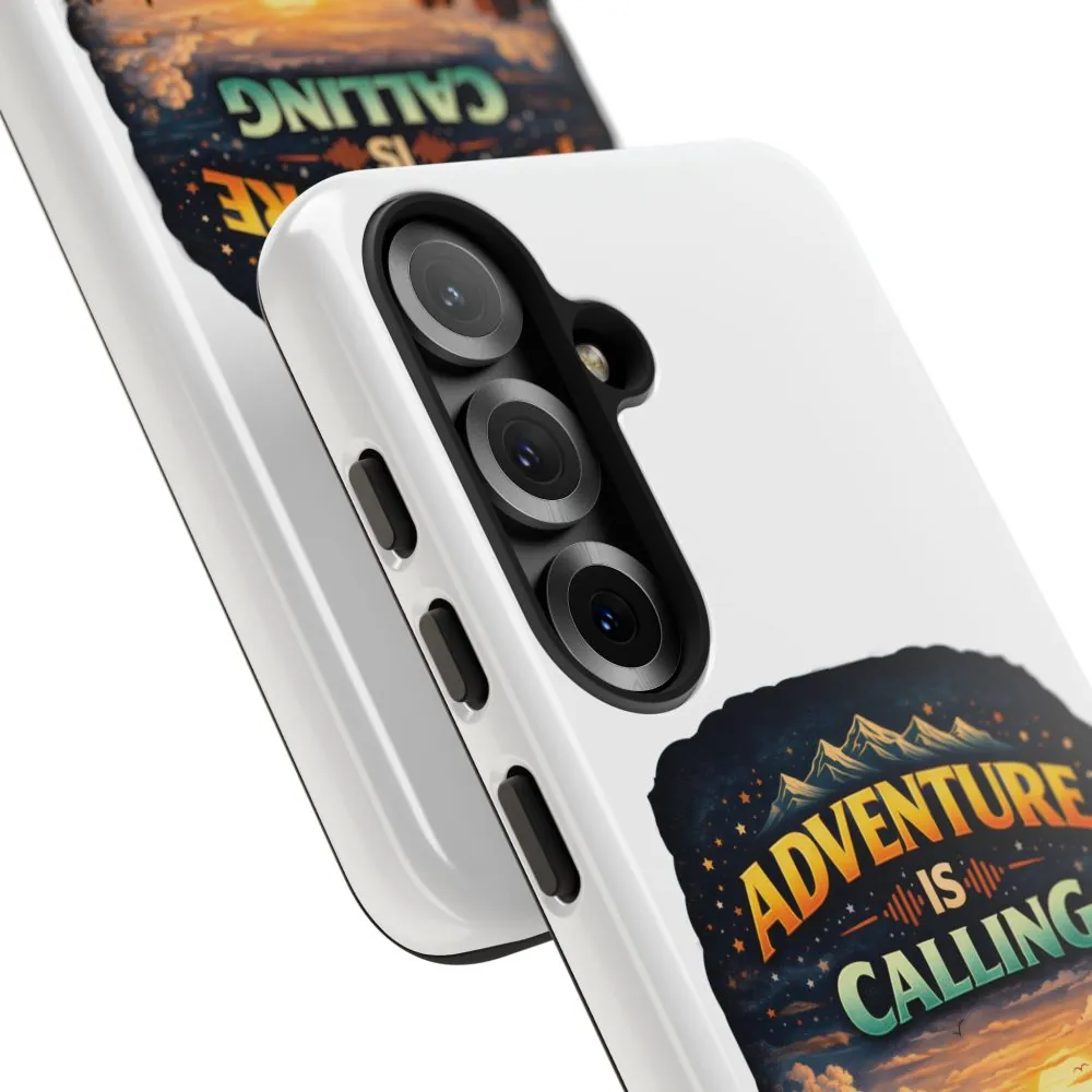 Phone Case — "Adventure Is Calling" (Design Scenic-Line)