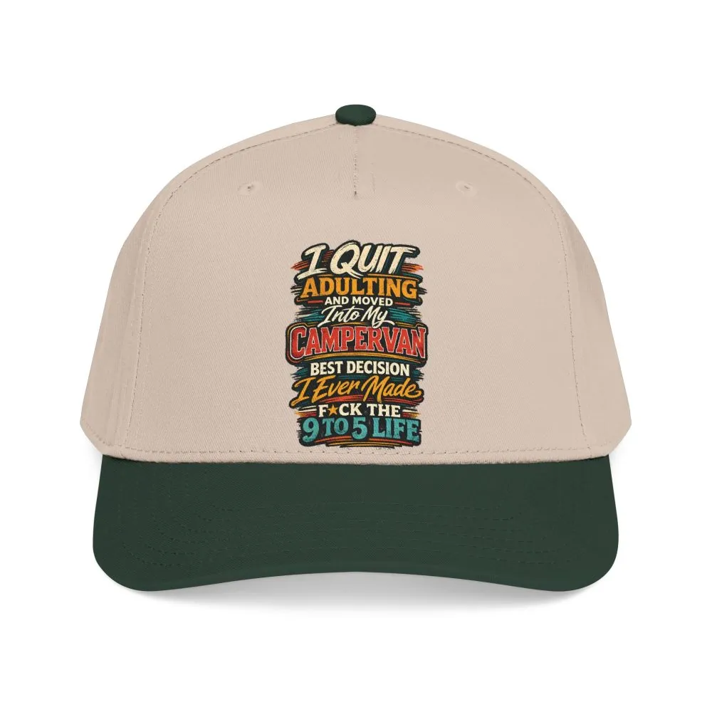 Baseball Cap - "I Quit Adulting" Design F**K-Line