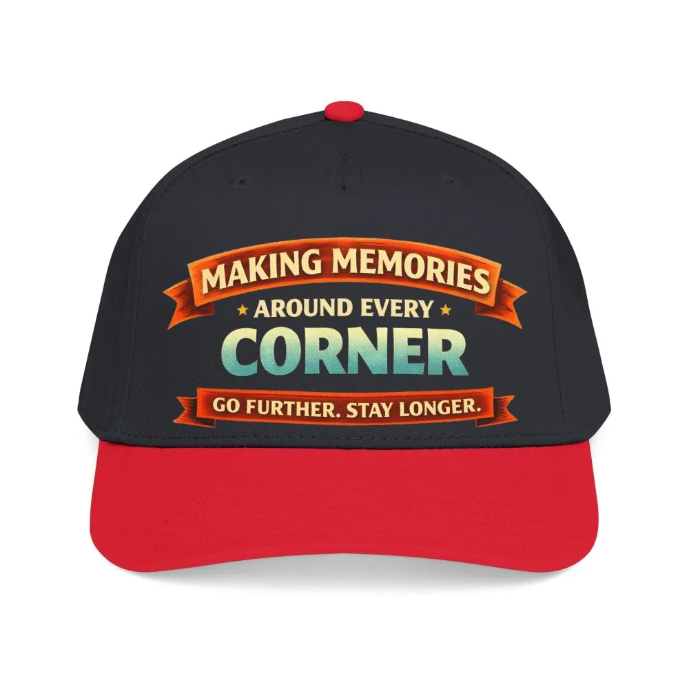 Baseball Cap - "Making Memories Around Every Corner" Design Scenic-Line