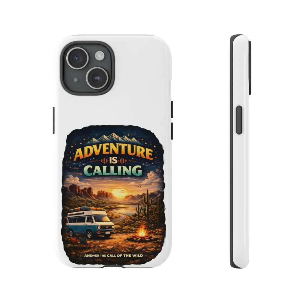 Phone Case — "Adventure Is Calling" (Design Scenic-Line)