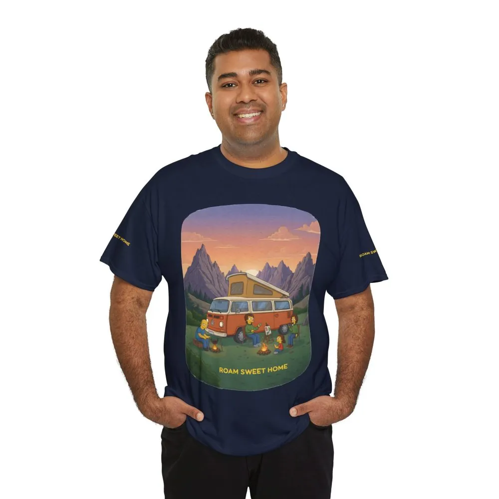 4411968222826601788_2048.jpeg Unisex Heavy Cotton Tee — "Roam Sweet Home" Design Sitcom-Line