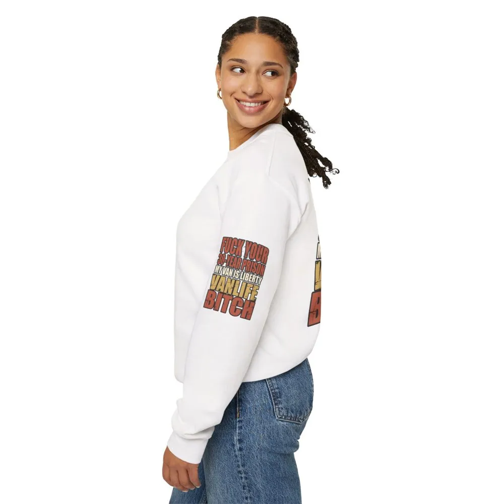 Unisex Heavy Blend™ Crewneck Sweatshirt — "Fuck Your 30 Year" Design F**K-Line