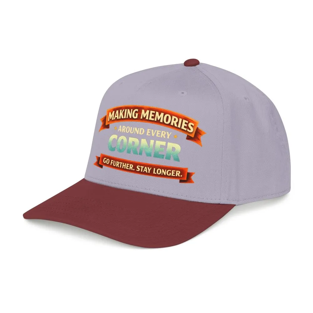 Baseball Cap - "Making Memories Around Every Corner" Design Scenic-Line