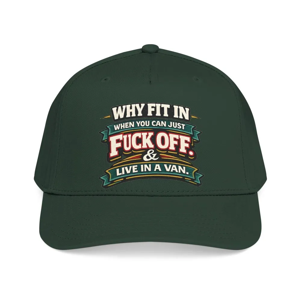 Baseball Cap - "Why Fit In" Design F**K-Line