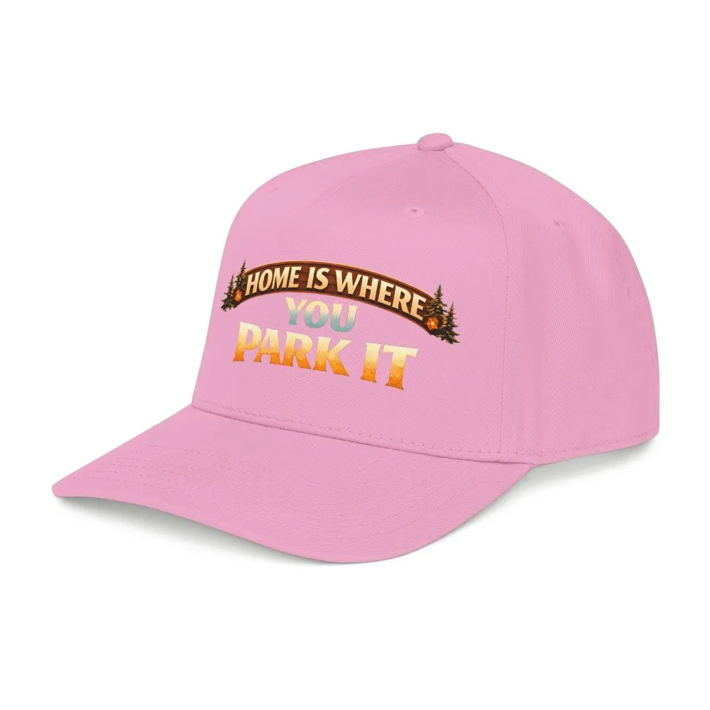 Baseball Cap - "Home Is Where You Park It" Design Scenic-Line
