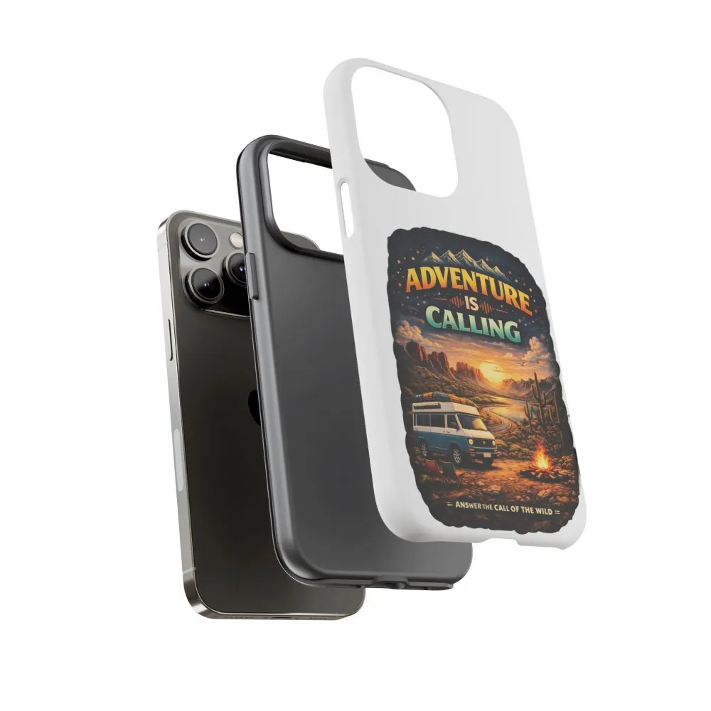 Phone Case — "Adventure Is Calling" (Design Scenic-Line)