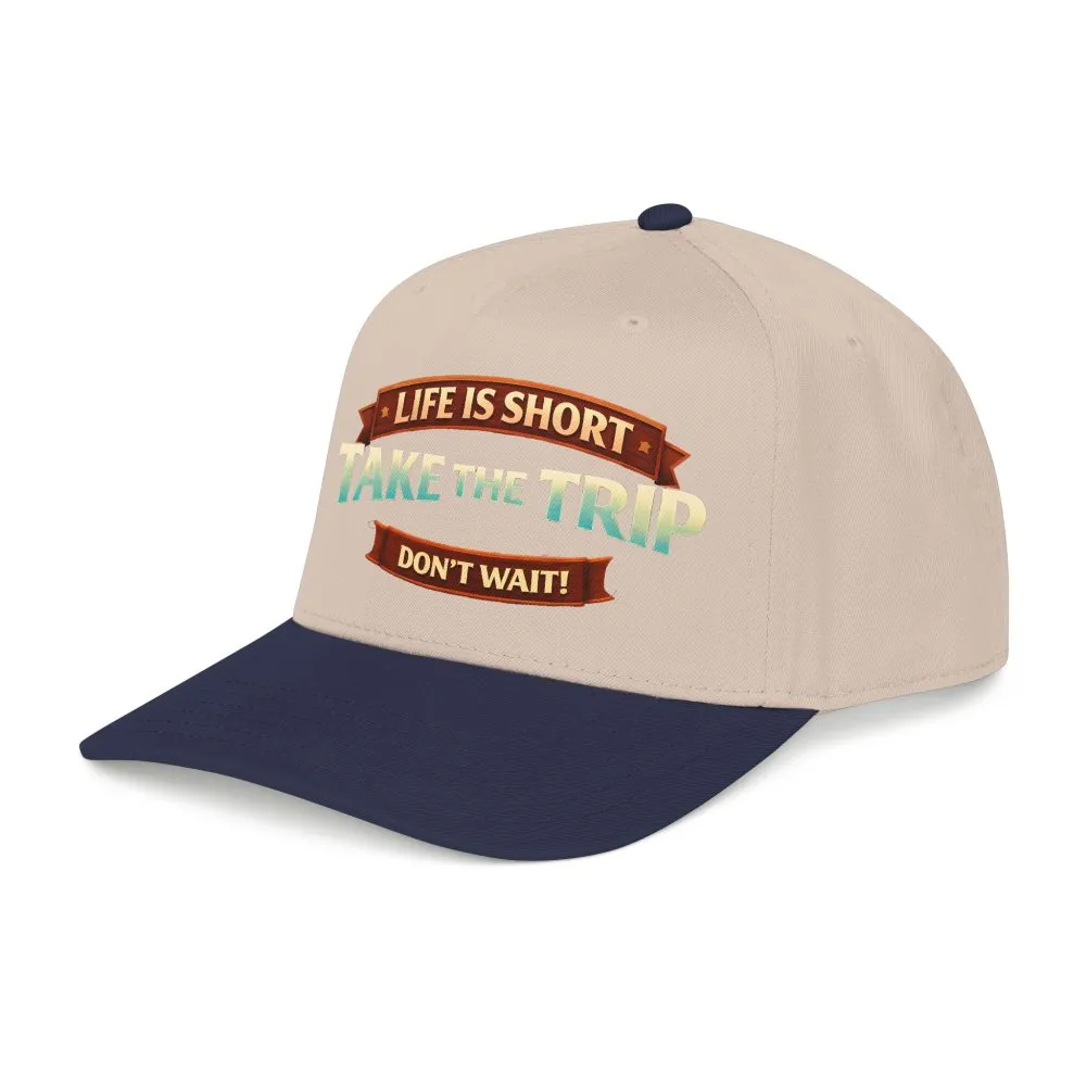 4527818472605982719_2048.jpeg Baseball Cap - "Live Is Short Take The Trip" Design Scenic-Line