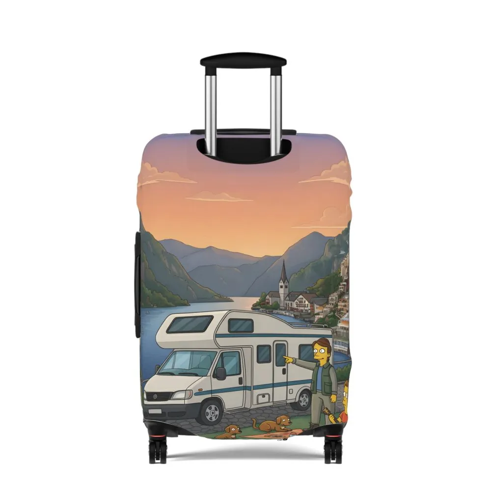 4538140829731201186_2048.jpeg Luggage Cover — Adventure Camper Sketch Travel Suitcase(Design Sitcom-Line)