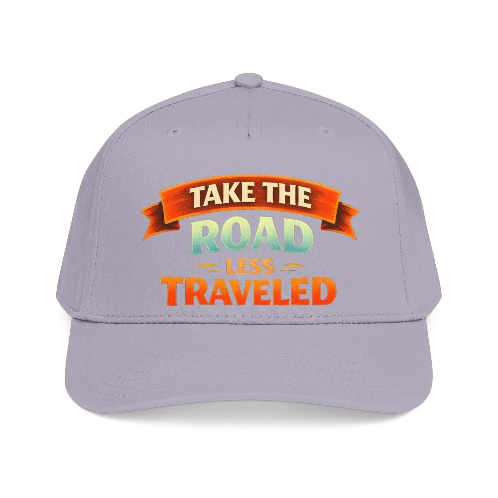 Baseball Cap - "Take The Road Less Traveled" Design Scenic-Line