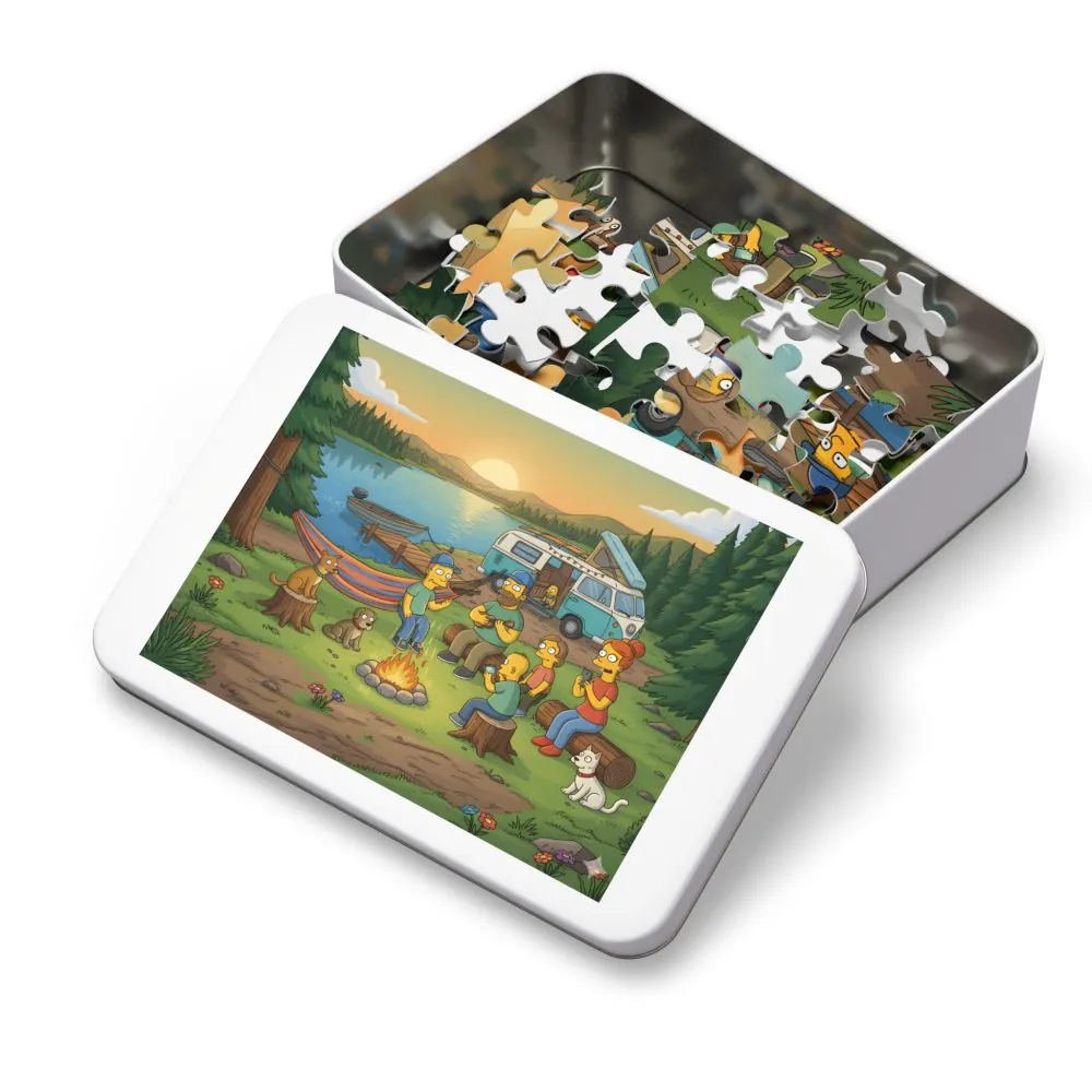 Jigsaw Puzzle with Tin — Scenic Campervan Jigsaw