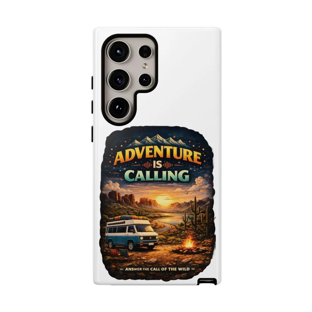 Phone Case — "Adventure Is Calling" (Design Scenic-Line)