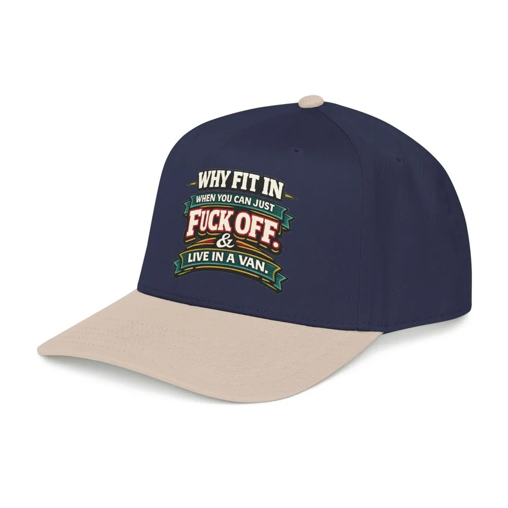 Baseball Cap - "Why Fit In" Design F**K-Line