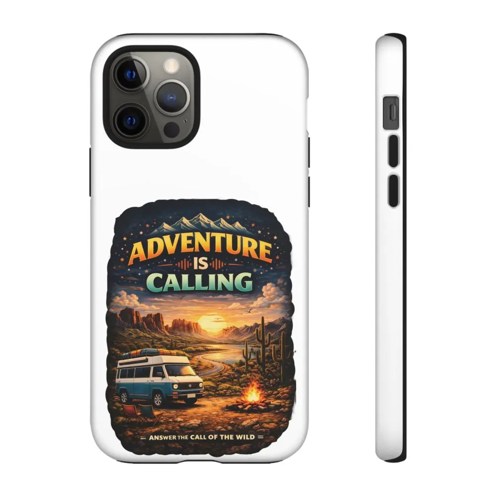Phone Case — "Adventure Is Calling" (Design Scenic-Line)