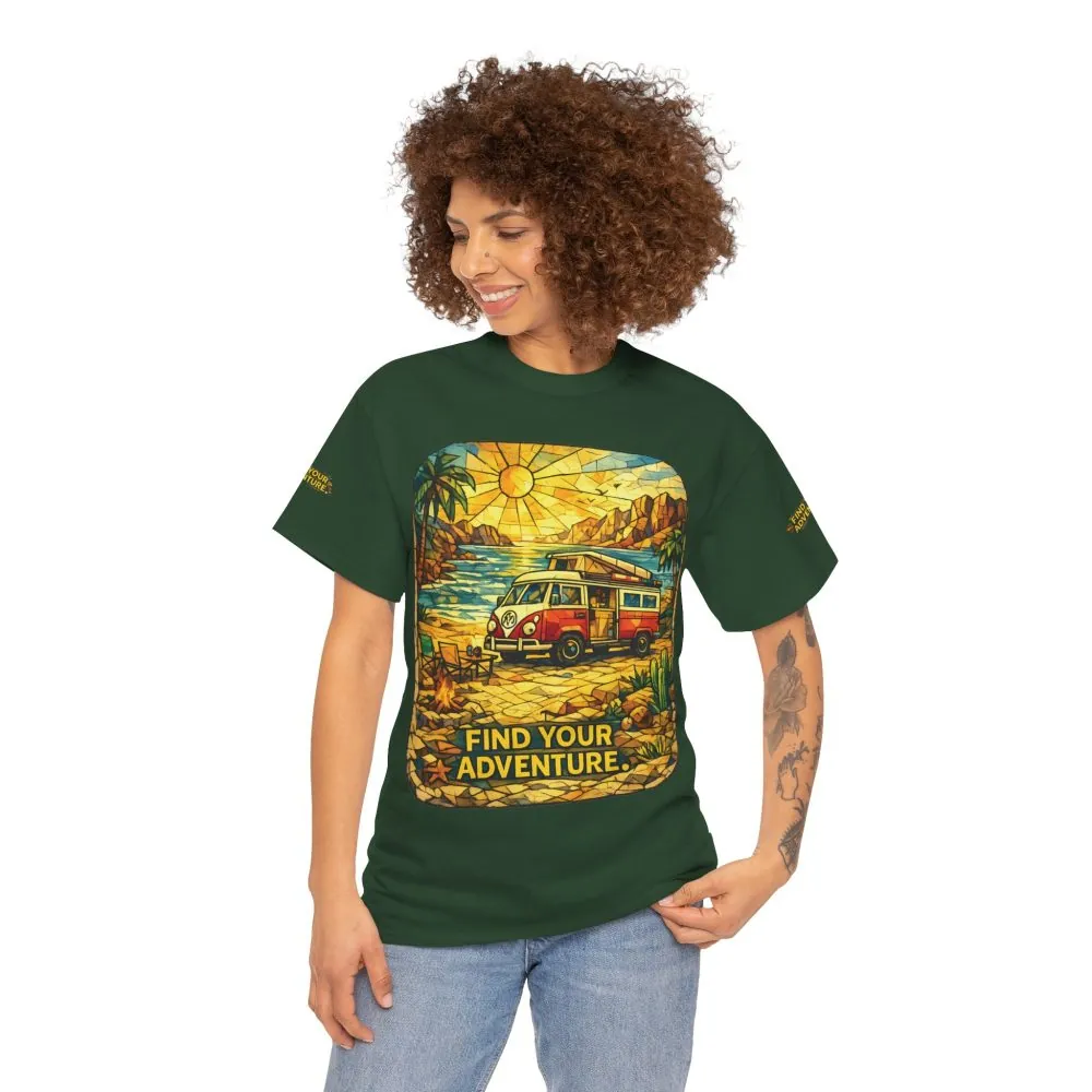 4584256456956805014_2048.jpeg Unisex Heavy Cotton Tee — "Find Your Adventure" Design Cubic-Line
