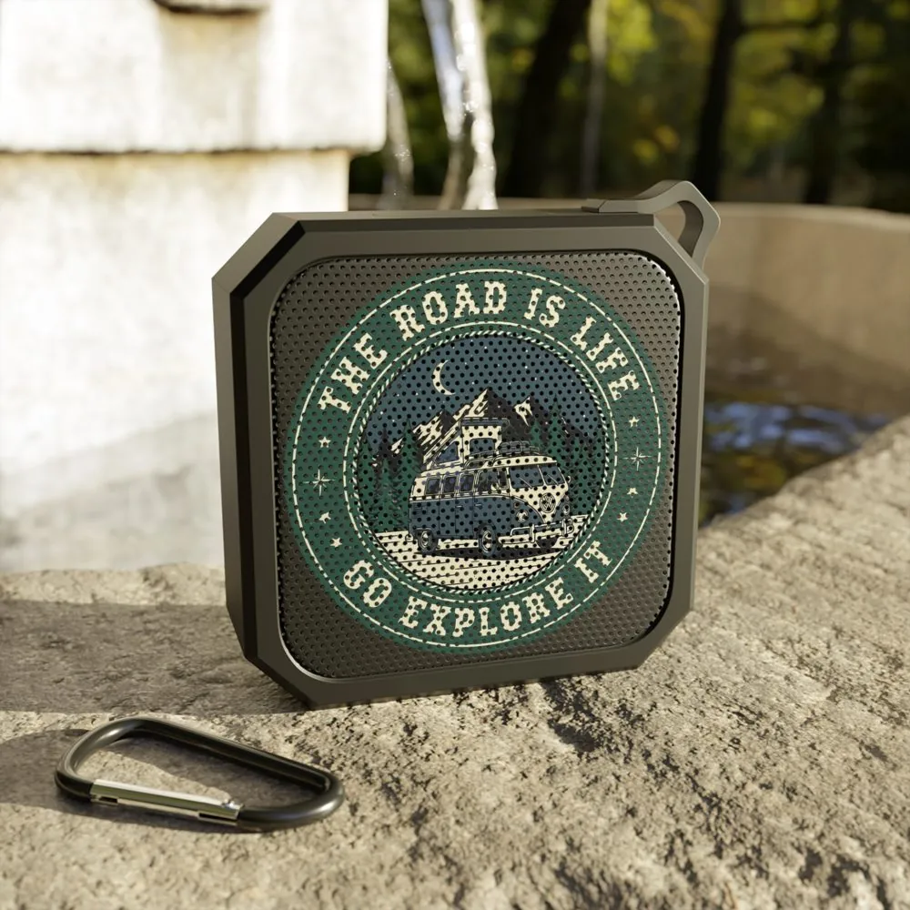Bluetooth Speaker — “The Road Is Life” Outdoor Portable Speaker