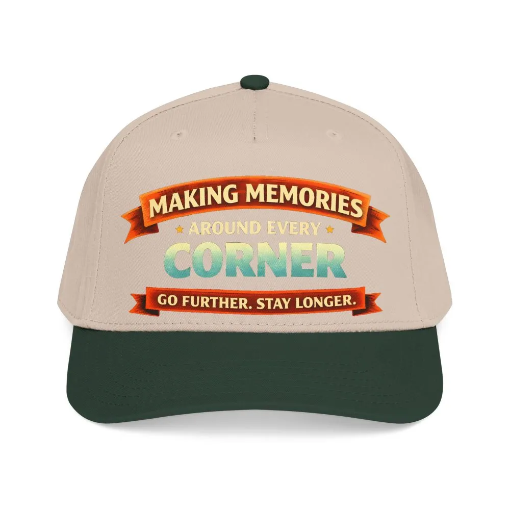 Baseball Cap - "Making Memories Around Every Corner" Design Scenic-Line