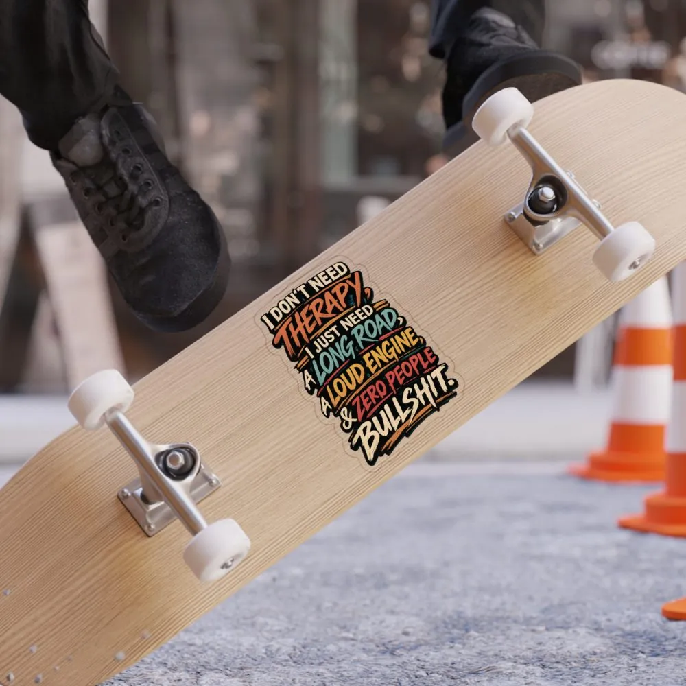 4653708226736035854_2048.jpeg Transparent Outdoor Stickers – "I Dont Need Therapy" Design F**K-Line