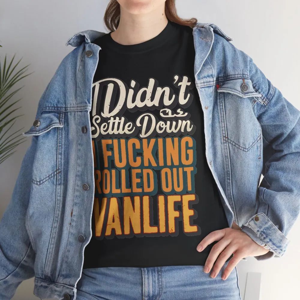 4661928714239692036_2048.jpeg Unisex Heavy Cotton Tee — "Dind´t Settle Down" Design F**K-Line