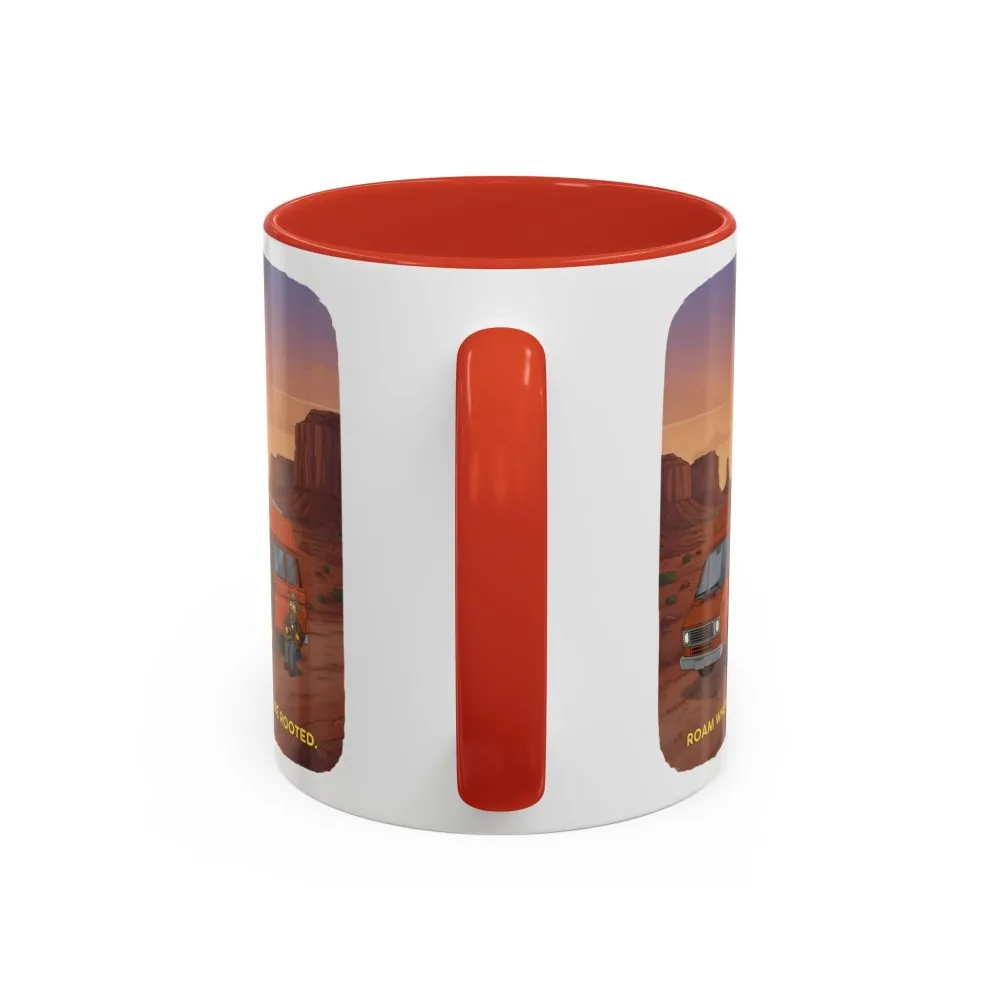 4677078924791692477_2048.jpeg Accent Coffee Mug (11, 15oz) — "Roam Where You Are Rooted" Design Sitcom-Line