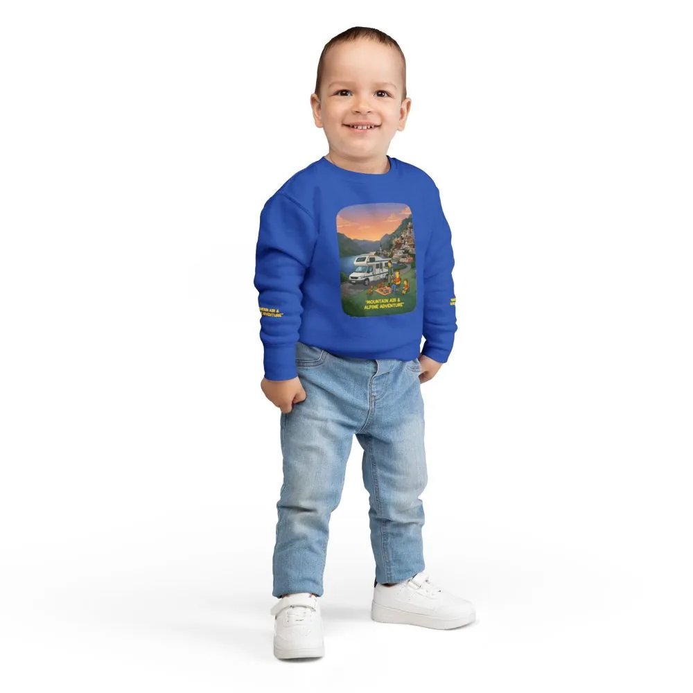 4699337268295838522_2048.jpeg Toddler Sweatshirt - "Mountain Air-Alpine Adventure" (Design Sitcom-Line)