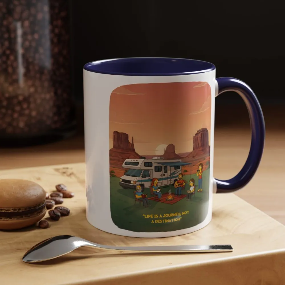 470800148065994786_2048.jpeg Accent Coffee Mug (11, 15oz) — "Life Is A Journey-Not A Destination" Design Sitcom-Line